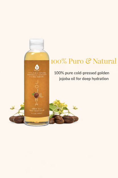 Golden Jojoba Oil - Deep Hydration & Natural Skin Balance
