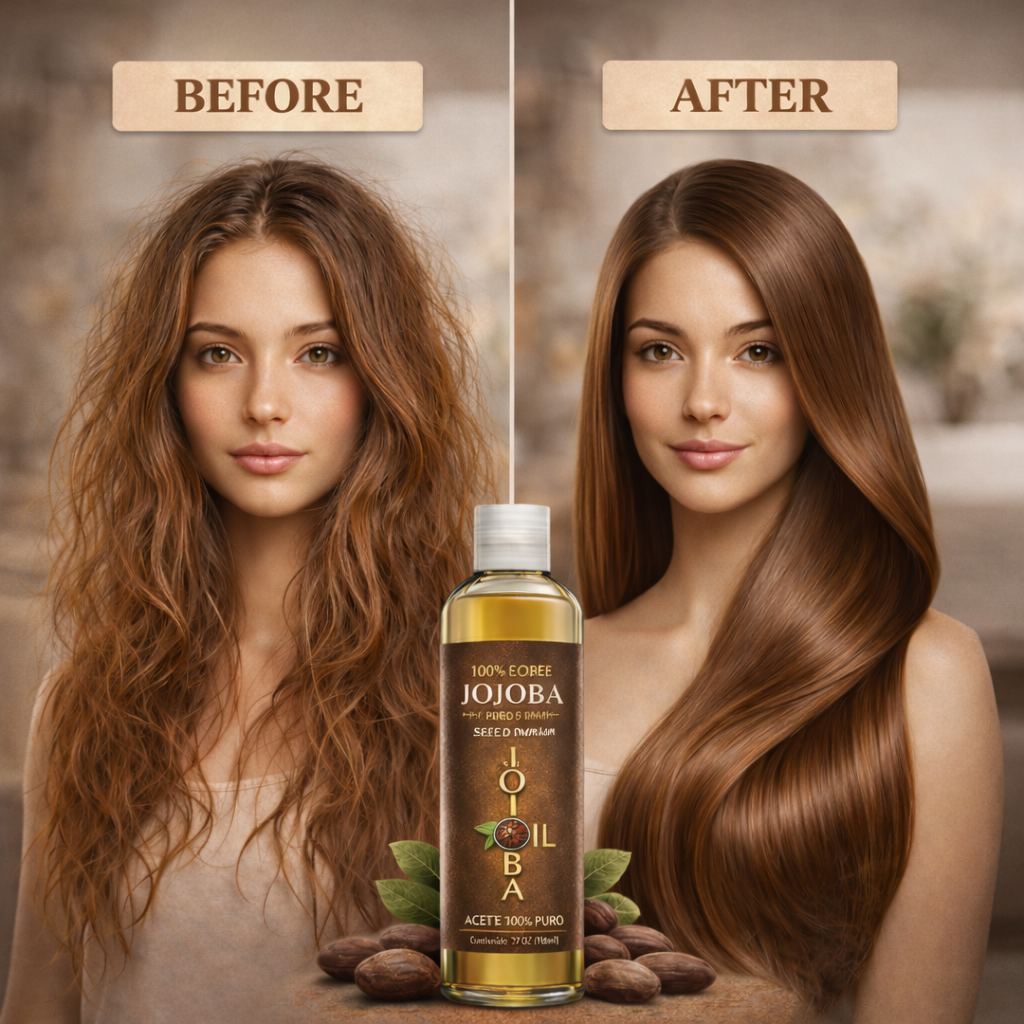 Golden Jojoba Oil - Deep Hydration & Natural Skin Balance